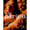 Open pages of The Pocket Kama Sutra Super Sex showing a couple in a passionate position with illustrated guidance.