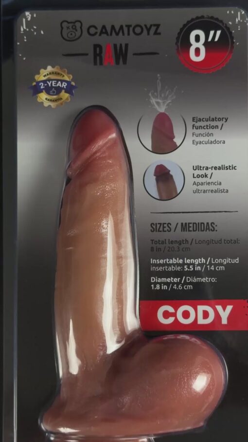 Camtoyz Ultra Realistic Squirting Dildo Cody - Image 6