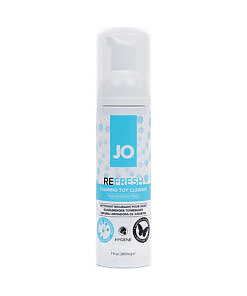 JO Refresh Foaming Toy Cleaner 7 oz by System JO - fragrance-free foaming toy cleaner made in the USA