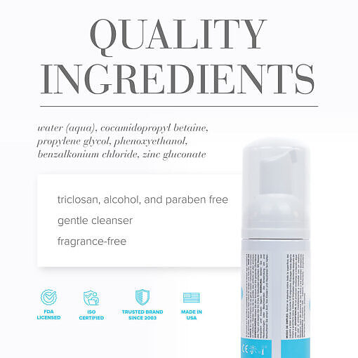 a fragrance-free foaming toy cleaner for all surfaces.