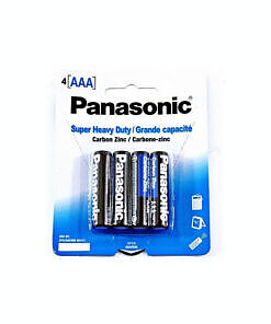 Panasonic AAA alkaline batteries 4-pack