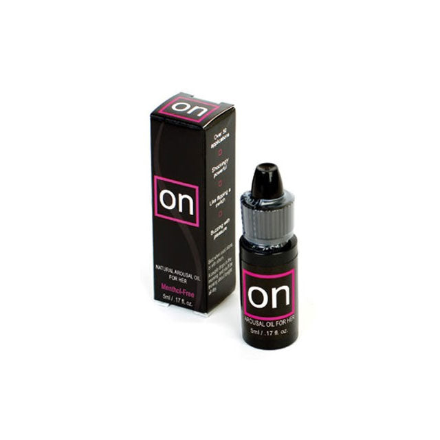 Sensuva ON Arousal Oil Original 5 ml bottle with dropper cap