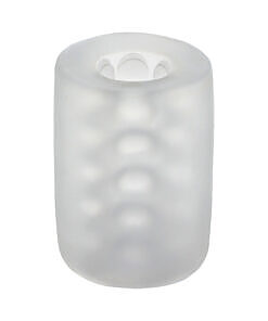 showing soft texture and opening on a white background.