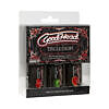 GoodHead Tingle Drops 3 Pack featuring three 1 oz drip bottles in Strawberry red
