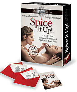 Spice It Up Game box with vibrant red and black design