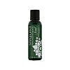 Sliquid Soul organic coconut oil moisturizer jar with wood cap and white label on marble.