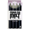 Jet black sensual warm-drip candles