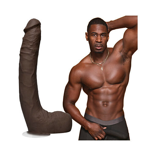 Signature Cocks Jax Slayher 10 Inch ULTRASKYN Cock with Removable Vac-U-Lock Suction Cup Chocolate - Image 4