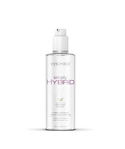 Wicked Simply Hybrid Lubricant 4 oz bottle