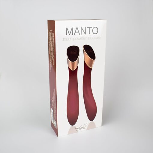 Manto Touch Panel G-Spot Vibrator Wine Red - Image 3