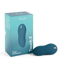 We-Vibe Touch X Rechargeable Silicone Lay-On Vibrator and Massager in Green Velvet