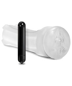 Vibrating Shower Stroker - Pussy with bullet vibe and shower cord