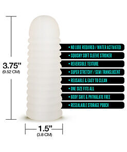 stretchy material and reversed ribbed texture.