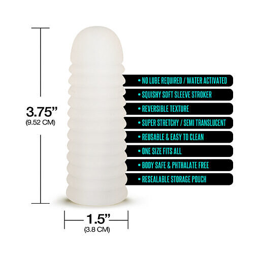 stretchy material and reversed ribbed texture.