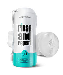 Happy Ending Rinse And Repeat Classic Stroker Ass - tight textured classic stroker sleeve by Global Novelties
