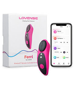 Lovense Ferri Bluetooth Remote-Controlled Panty Vibrator with magnetic clip and app control