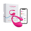 Lovense Lush 3 Bluetooth Remote-Controlled Egg Vibrator in body-safe silicone with magnetic charging