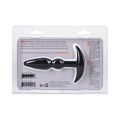 Tantus Perfect Plug Anal Plug Onyx - Image 4