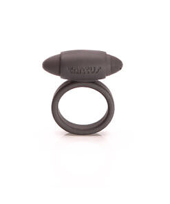 Tantus Super Soft Vibrating Cockring in onyx black