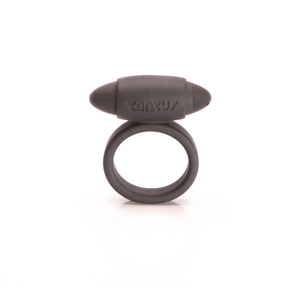 Tantus Super Soft Vibrating Cockring in onyx black