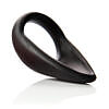 Tantus Cock Sling Teardrop 1.75 in. Onyx on white background