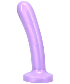 Tantus Silk Large Dildo in lavender showcasing its smooth