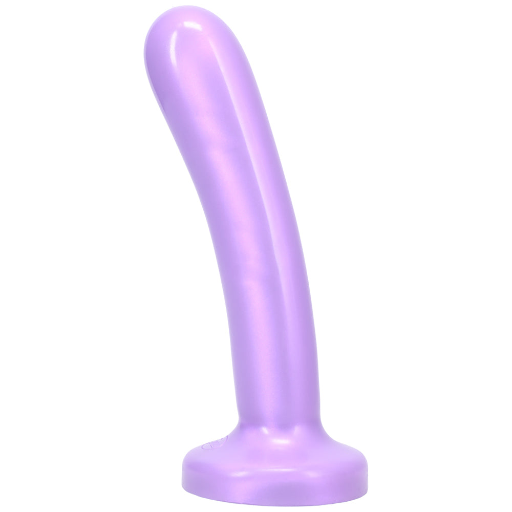 Tantus Silk Large Dildo in lavender showcasing its smooth