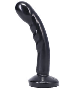 Tantus Compact Starter Dildo Onyx on white background