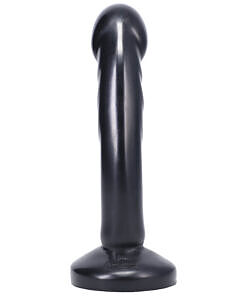 sleek black silicone with upward tilted head