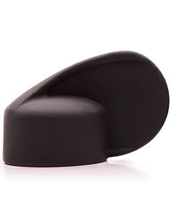 Translucent silicone Tantus Rumble Dorado Head Attachment with flickering fin detail