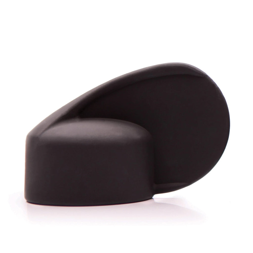 Translucent silicone Tantus Rumble Dorado Head Attachment with flickering fin detail