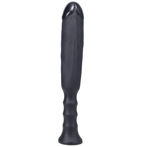 Tantus Anaconda Ergonomic Handle Dildo Onyx - Image 4