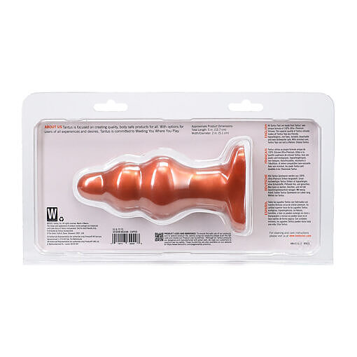 Tantus Severin Medium Super Soft Anal Plug Copper - Image 4