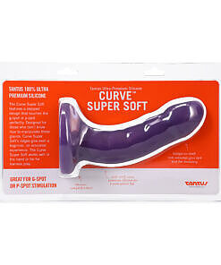 Tantus Curve Super Soft G-Spot Dildo Amethyst