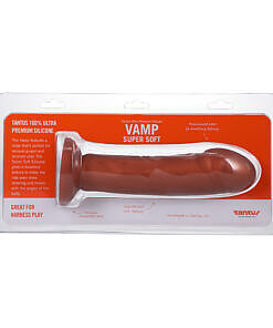 Tantus Vamp Super Soft Dildo in copper silicone
