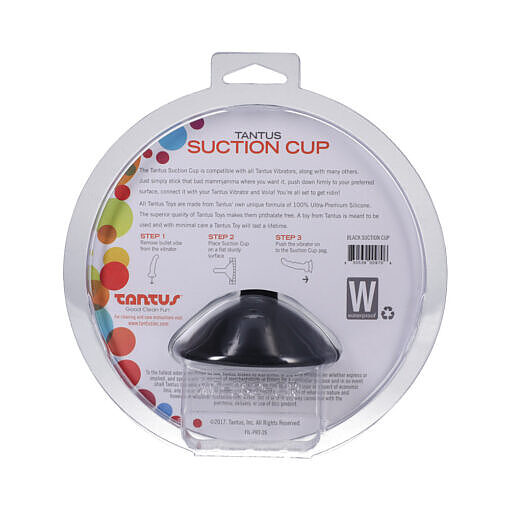 Tantus Suction Cup Attachment Onyx - Image 3