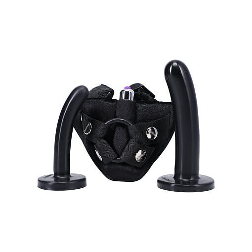 Tantus Bend Over Beginner Strap-On Harness Kit Onyx - Image 2