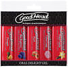 GoodHead Oral Delight Gel 5-Pack: five 1oz bottles of edible gel in fruity colors