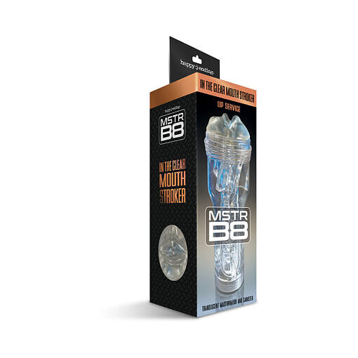 Happy Endings MSTR B8 In The Clear Mouth Stroker Lip Service Canister - Image 5
