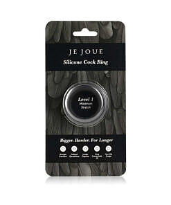 Je Joue Silicone Ring Maximum Stretch Black