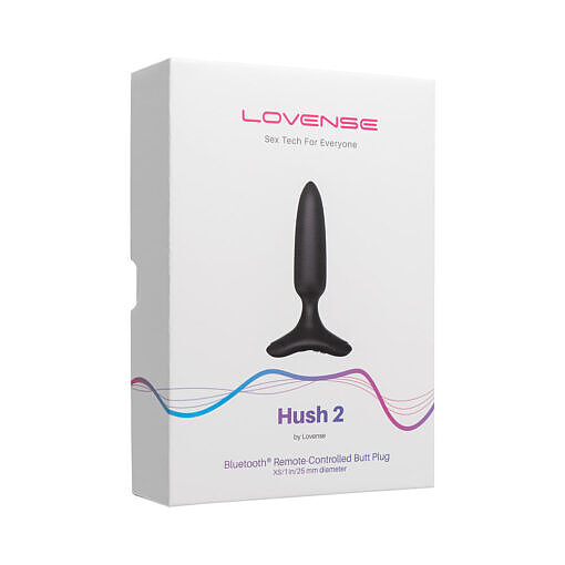 Lovense Hush 2 Bluetooth Remote-Controlled Vibrating Butt Plug XS 1 in. - Image 5