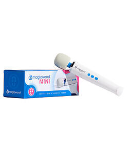 Magic Wand Mini HV-135 Rechargeable Massager - compact rechargeable wand massager with silicone head