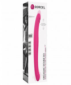 Dorcel Orgasmic Double Do rechargeable thrusting and vibrating double dildo in pink