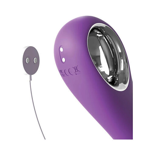 Fantasy For Her Her Ultimate Pleasure Pro Rechargeable Silicone Flicking Suction Dual Stimulator - Image 5
