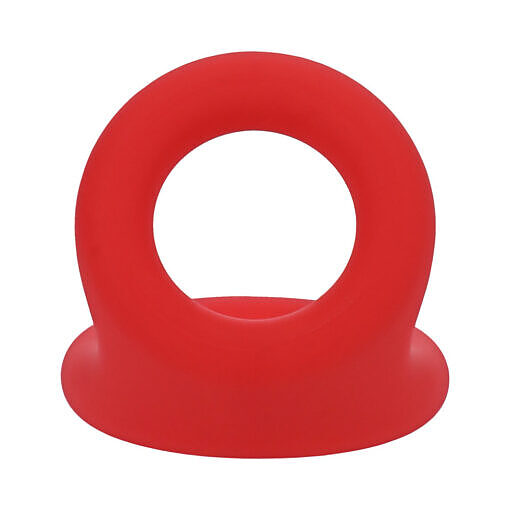 Tantus Uplift C-Ring Cock and Ball Sling Crimson - Image 4