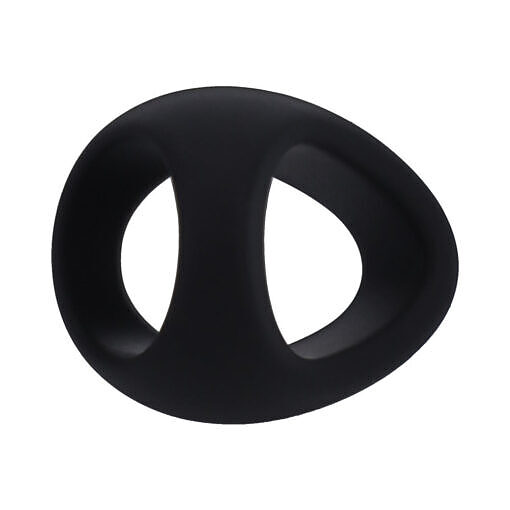 Tantus Stirrup C-Ring Cock and Ball Sling Onyx - Image 5