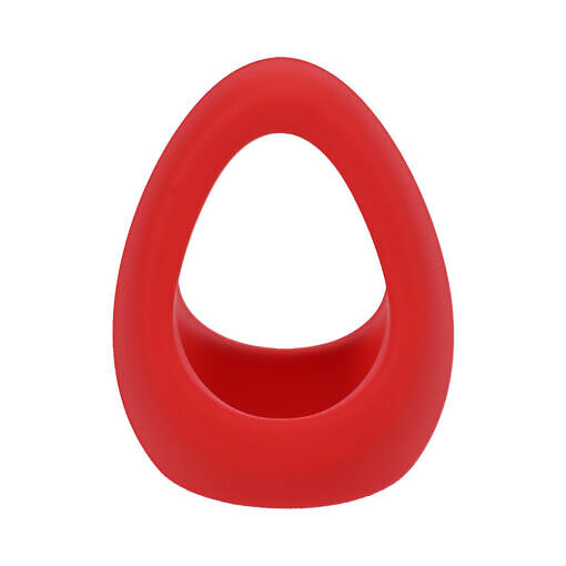 Tantus Stirrup C-Ring Cock and Ball Sling Crimson - Image 2