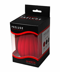 Aneros Prelude Enema Bulb in medical-grade silicone with one-way slow-flow nozzle and pleated grip