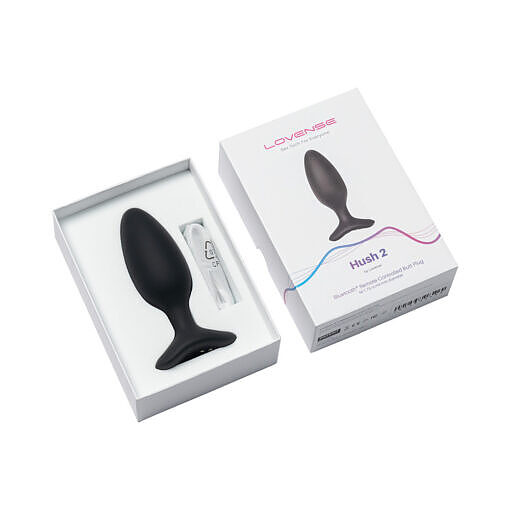 Lovense Hush 2 Bluetooth Remote-Controlled Vibrating Butt Plug Medium 1.75 in. - Image 5