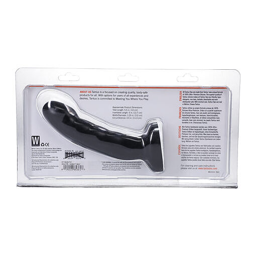 Tantus Acute 5.5 in. Curved Dildo Medium-Firm Night Sky - Image 6